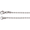 Stainless Steel Bead Chain with Lobster Clasp ( 28.00-Inch )