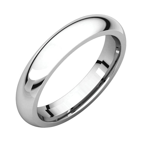 Sterling Silver 4mm Comfort Fit Band, Size 11