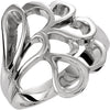 Metal Fashion Ring in 14k White Gold ( Size 6 ) Metal Fashion Ring in 14k White Gold ( Size 6 )