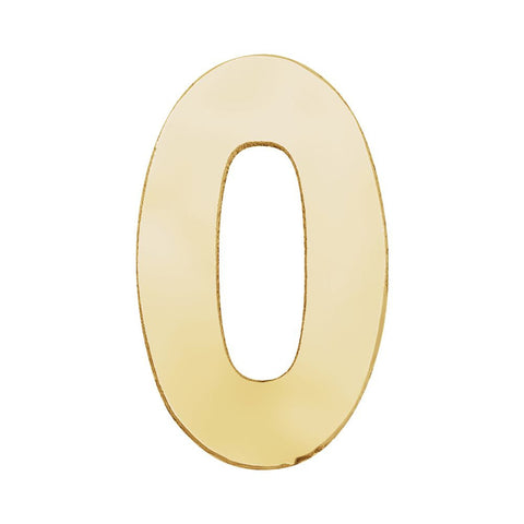 14k Yellow Gold Number "0" 14k Yellow Gold Number "0"