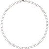 Sterling Silver 6.25mm Ring Link Chain 16" Chain