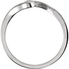14k White Gold Metal Fashion Ring, Size 6 14k White Gold Metal Fashion Ring, Size 6