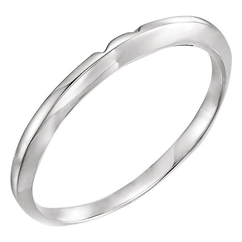 14k White Gold #5 Band, Size 6 14k White Gold #5 Band, Size 6