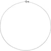 Sterling Silver .85mm Rope 16" Chain with Spring Ring Sterling Silver .85mm Rope 16" Chain with Spring Ring