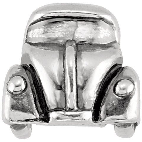 Sterling Silver 15x10.75mm Beadle Bug Car Bead Sterling Silver 15x10.75mm Beadle Bug Car Bead
