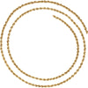 2.50 mm Rope Chain in 14k Yellow Gold ( 16-Inch )