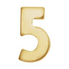 14k Yellow Gold Number "5" 14k Yellow Gold Number "5"