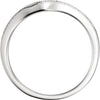 14k White Gold 1/10 CTW Diamond Band, Size 7 14k White Gold 1/10 CTW Diamond Band, Size 7
