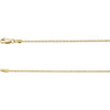 14k Yellow Gold 1.4mm Diamond-Cut Cable 18" Chain 14k Yellow Gold 1.4mm Diamond-Cut Cable 18" Chain