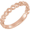 Stackable Ring in 14K Rose Gold (Size 6) Stackable Ring in 14K Rose Gold (Size 6)