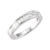 1/2 CTTW Baguette Diamond Anniversary Band in Platinum (Size 6 ) 1/2 CTTW Baguette Diamond Anniversary Band in Platinum (Size 6 )