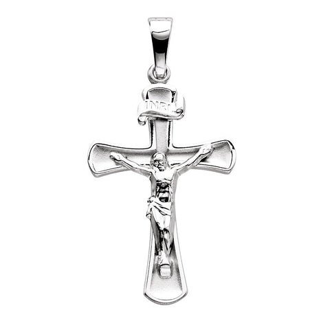 14k White Gold Crucifix Pendant 14k White Gold Crucifix Pendant