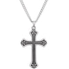 Sterling Silver 33x22mm Fancy Cross Pendant Sterling Silver 33x22mm Fancy Cross Pendant