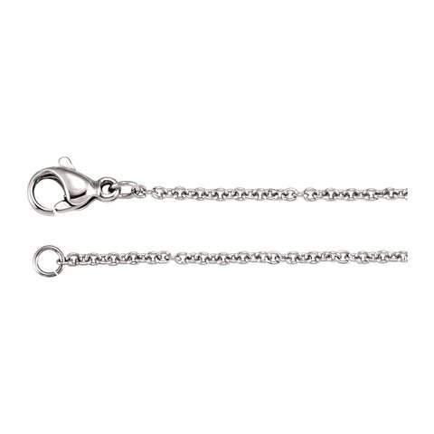 Stainless Steel 1.5mm Cable 16" Chain