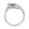 14k White Gold Freeform Ring, Size 6 14k White Gold Freeform Ring, Size 6