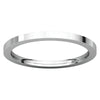 14k White Gold 1.5mm Flat Comfort Fit Band, Size 6 14k White Gold 1.5mm Flat Comfort Fit Band, Size 6