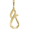 Metal Fashion Pendant in 14k Yellow Gold Metal Fashion Pendant in 14k Yellow Gold