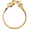 10k Yellow Gold Freeform Ring, Size 7 10k Yellow Gold Freeform Ring, Size 7