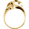 14k Yellow Gold Freeform Ring, Size 6 14k Yellow Gold Freeform Ring, Size 6