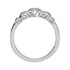 14k White Gold Youth Claddagh Ring, Size 5 14k White Gold Youth Claddagh Ring, Size 5