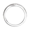 14k White Gold 1/8 CTW Diamond Band for 5.5mm Princess Engagement, Size 7 14k White Gold 1/8 CTW Diamond Band for 5.5mm Princess Engagement, Size 7