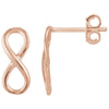 Infinity Earrings in 14K Rose Gold Infinity Earrings in 14K Rose Gold