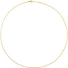 14k Yellow Gold 1mm Diamond Cut Cable 18" Chain 14k Yellow Gold 1mm Diamond Cut Cable 18" Chain