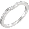 Wedding Band For Matching Engagement Ring in 14K White Gold (Size 6) Wedding Band For Matching Engagement Ring in 14K White Gold (Size 6)