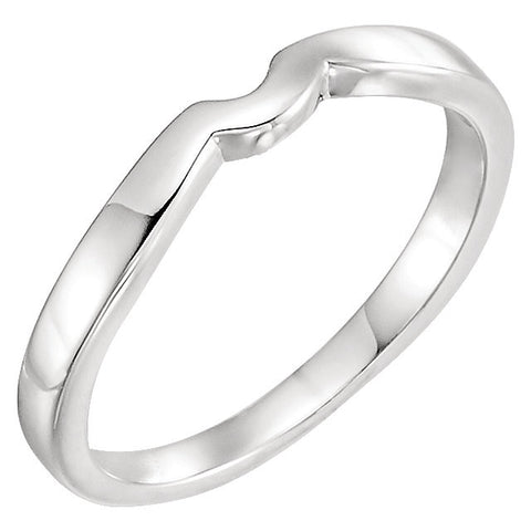 14k White Gold #5 Band for Tulipset® Ring, Size 6 14k White Gold #5 Band for Tulipset® Ring, Size 6