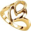Metal Fashion Ring in 14k Yellow Gold ( Size 6 ) Metal Fashion Ring in 14k Yellow Gold ( Size 6 )