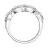 14k White Gold 1 CTW Diamond Anniversary Band, Size 6 14k White Gold 1 CTW Diamond Anniversary Band, Size 6