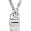 14k White Gold 1/4 CTW Diamond Solitaire 18" Necklace 14k White Gold 1/4 CTW Diamond Solitaire 18" Necklace