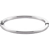 Hinged Bangle Bracelet in Sterling Silver Hinged Bangle Bracelet in Sterling Silver