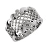 Latticework Wedding Band Ring in 14k White Gold ( Size 6 ) Latticework Wedding Band Ring in 14k White Gold ( Size 6 )