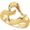 Metal Fashion Ring in 14K Yellow Gold ( Size 6 ) Metal Fashion Ring in 14K Yellow Gold ( Size 6 )