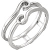 All Metal Ring Guard in 14K White Gold (Size 6) All Metal Ring Guard in 14K White Gold (Size 6)