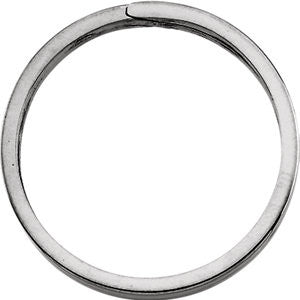 Sterling Silver 31.75mm Round Split Key Ring Sterling Silver 31.75mm Round Split Key Ring