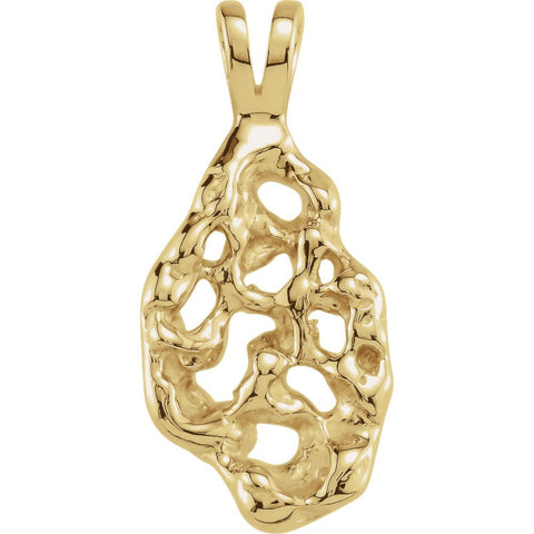 14k Yellow Gold Nugget Pendant 14k Yellow Gold Nugget Pendant
