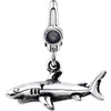 Shark Charm in Sterling Silver Shark Charm in Sterling Silver