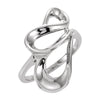 Metal Fashion Ring in 14k White Gold ( Size 6 ) Metal Fashion Ring in 14k White Gold ( Size 6 )
