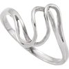 Metal Fashion Ring in 14k White Gold ( Size 6 ) Metal Fashion Ring in 14k White Gold ( Size 6 )