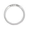 14k White Gold #1 Band for Tulipset® Ring, Size 6 14k White Gold #1 Band for Tulipset® Ring, Size 6
