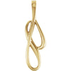 Metal Fashion Pendant in 14k Yellow Gold Metal Fashion Pendant in 14k Yellow Gold