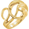 Metal Fashion Ring in 14k Yellow Gold ( Size 6 ) Metal Fashion Ring in 14k Yellow Gold ( Size 6 )