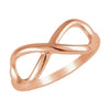 14K Rose Gold Infinity Ring Size 7 14K Rose Gold Infinity Ring Size 7
