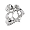 Metal Fashion Ring in 14k White Gold ( Size 6 ) Metal Fashion Ring in 14k White Gold ( Size 6 )