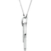 14k White Gold 1/4 CTW Diamond Openwork Circle 18" Necklace 14k White Gold 1/4 CTW Diamond Openwork Circle 18" Necklace