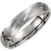 Titanium Wedding Band Ring (Size 6 )