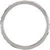 Platinum 3mm Hand-Engraved Band Size 7 Platinum 3mm Hand-Engraved Band Size 7