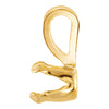 14k Yellow Gold 4mm Round 4-Prong Snap Set Pendant Mounting 14k Yellow Gold 4mm Round 4-Prong Snap Set Pendant Mounting